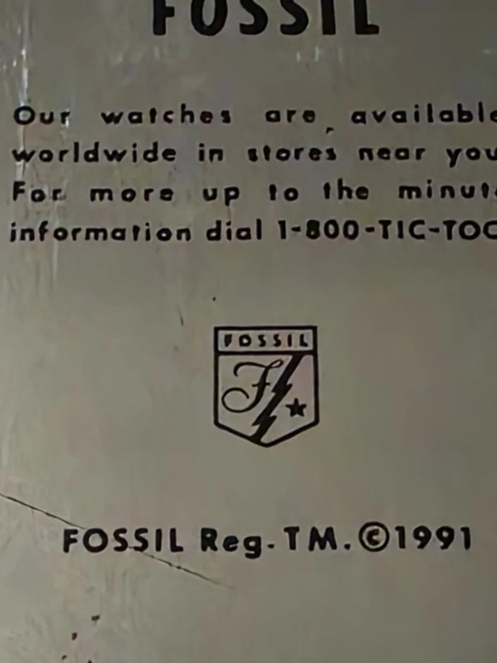 Fossil Classic Car Collectible Tin in the 